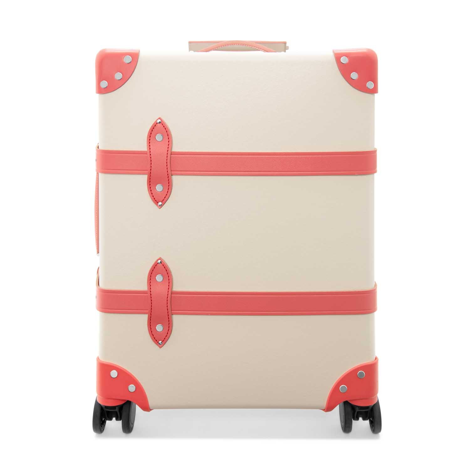 Globe-Trotter Pop Centenary 21吋四輪登機箱(象牙白/火鶴紅/銀)