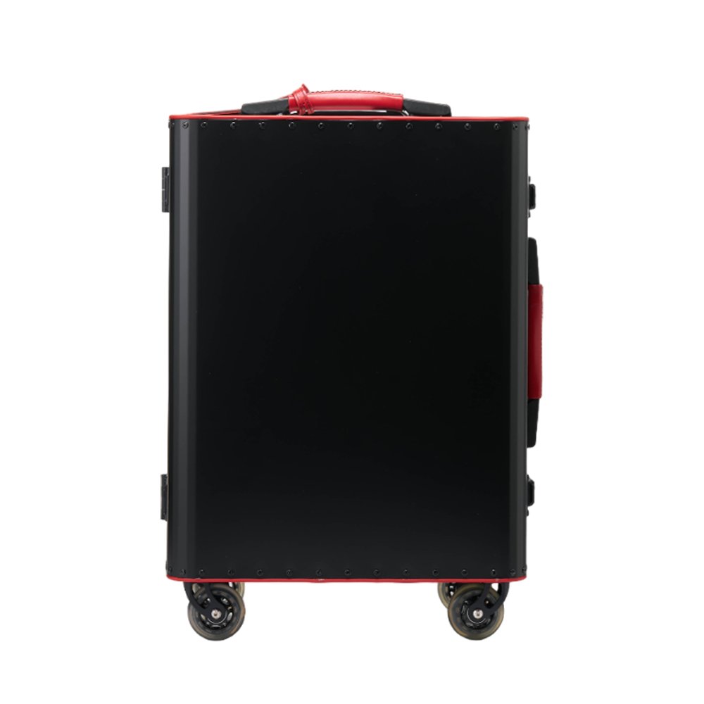 Tecknomonster Kronos 21吋鈦金登機箱 (黑+紅色)