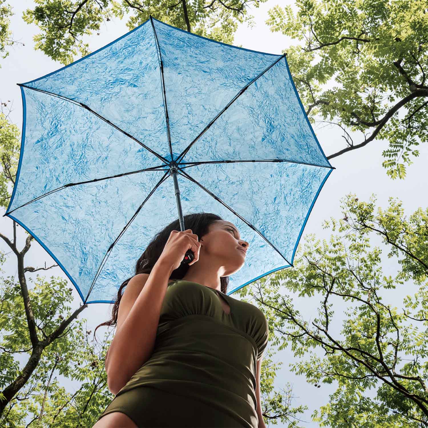 Knirps德國紅點傘|T.200 自動開收傘 (印花-冰川)