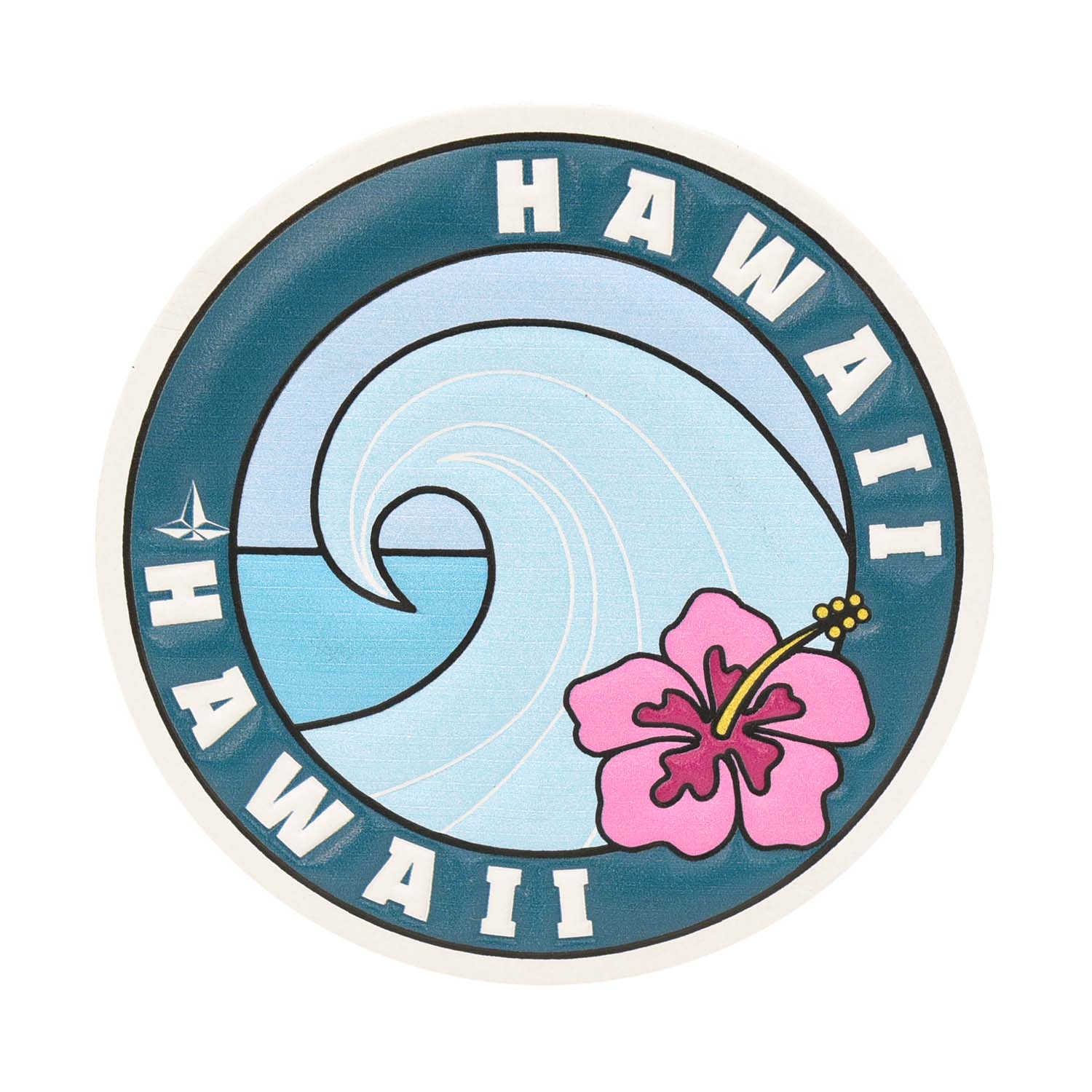 Globe-Trotter 旅行城市系列皮革行李箱貼紙(Hawaii)