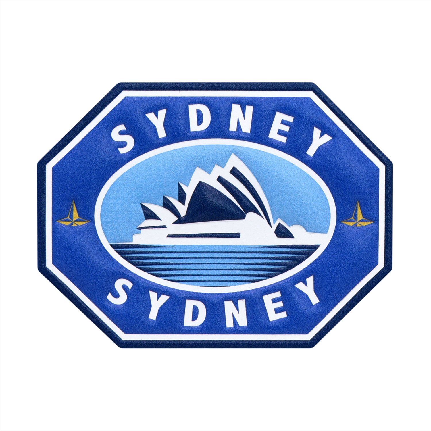 Globe-Trotter 旅行城市系列皮革行李箱貼紙(Sydney)
